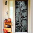 thumbnail image 2 of Zombies Behind The Door Halloween Door Cover, Halloween Decorations, TRL1234D - 30" x 80", 2 of 5