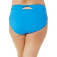 thumbnail image 3 of Time and True Women's and Women's Plus Wide Rib Tankini Swim Top with Cut Out, 3 of 5