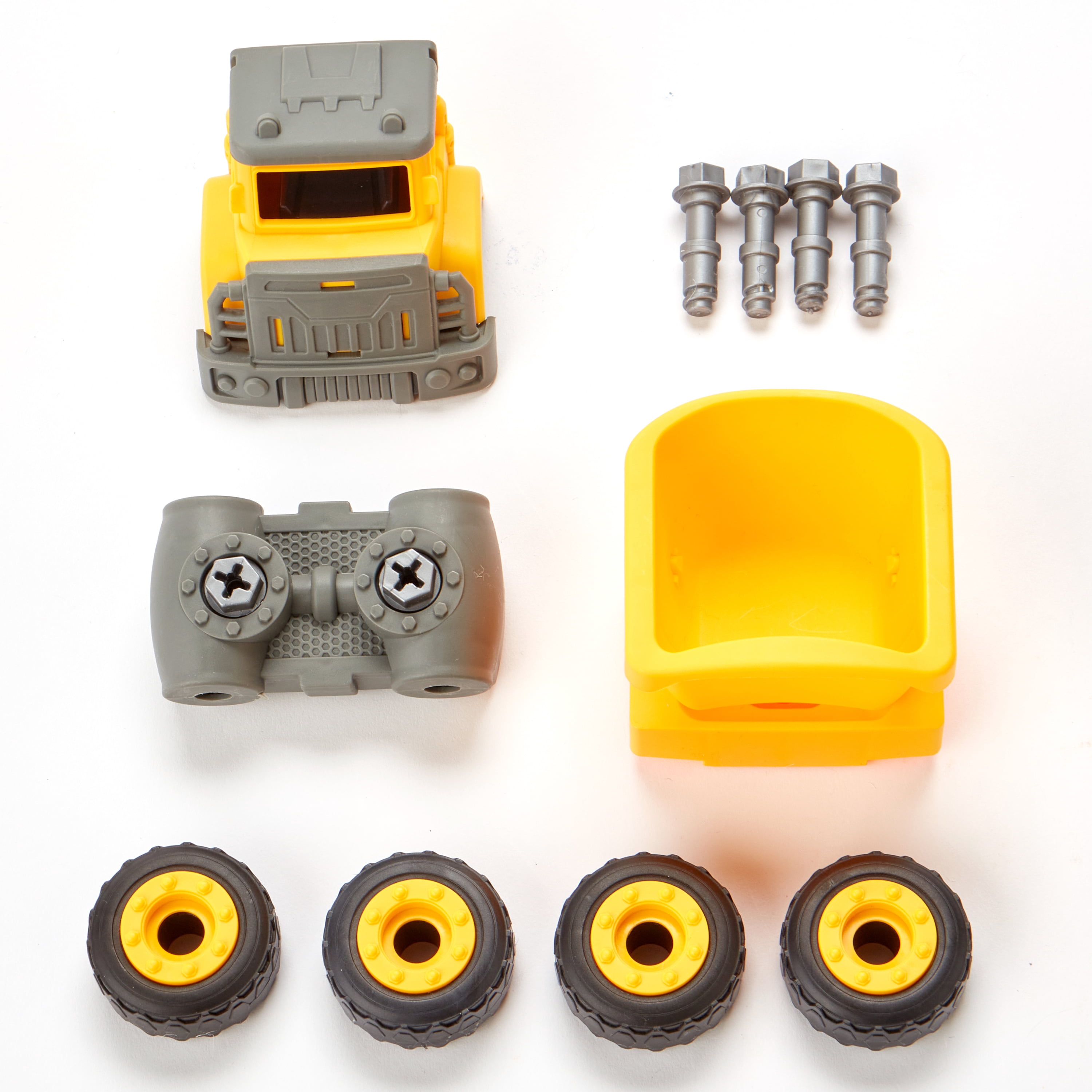 Kidoozie Tool Time Truck Set – Build & Take Apart Toy Vehicles with 2 Screwdrivers – Ages 3 Years+