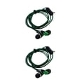 thumbnail image 3 of Inteprter Auriculares intrauditivos con conector de 3,5mm, micrófono de graves pesados, de silicona, anticongelantes verde 2piezas, 3 of 5