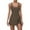 Brown, variant on Ruyang Tennis Dress for Women U Neck Dress With Built In Shorts for Sleeveless Side Slit Flare Mini Dresses Puls Size Long Sleeve Tunic Dress