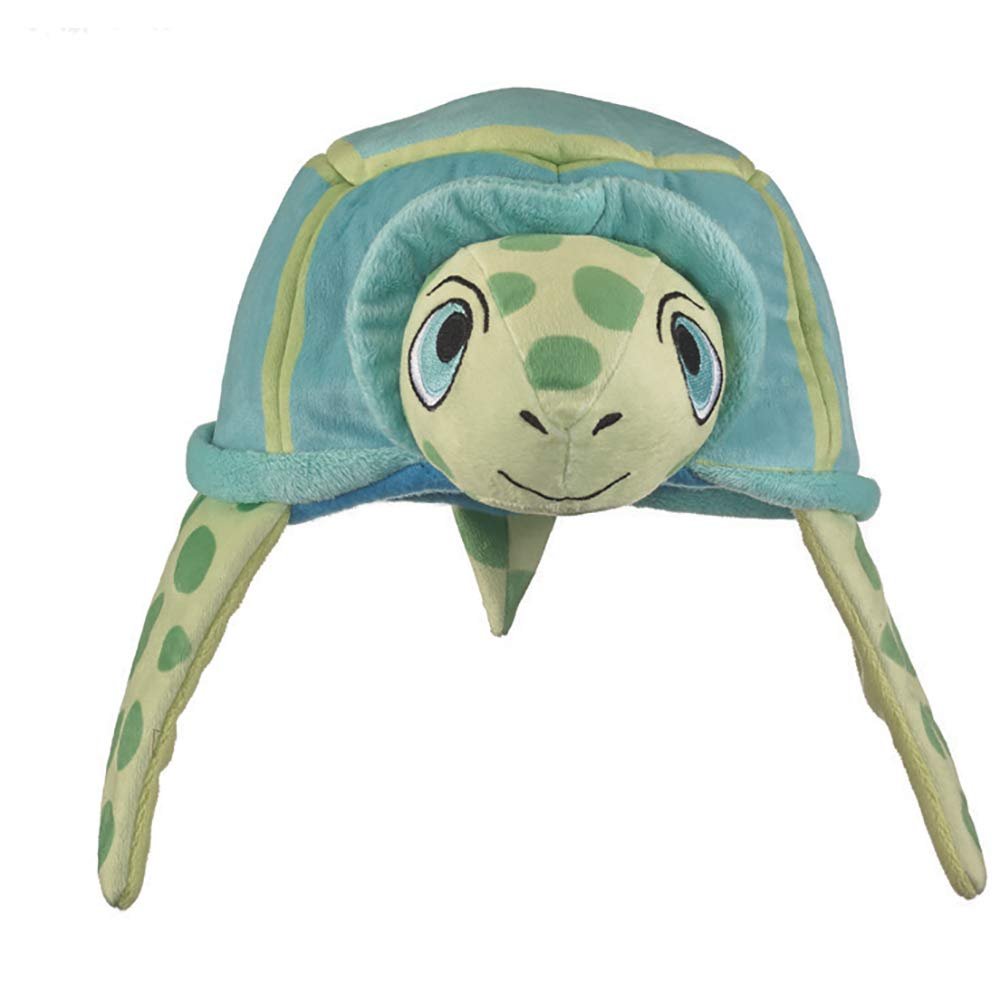 Wild and Wonderful Hats by Wildlife Artists Green Sea Turtle Plush