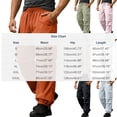 thumbnail image 3 of Mlzmgr Mens Cargo Pants Casual Loose Drawstring Elastic Waist Quick-Dry Joggers Outdoor Athletic Pants with Pockets(X-Large,Yellow), 3 of 9