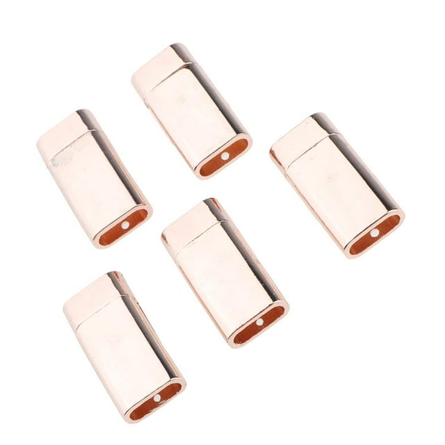 5 piezas de broches de joyería magnética Sunnimix conectores de pulsera en forma de arco de oro rosa Cierres magnéticos para joyería