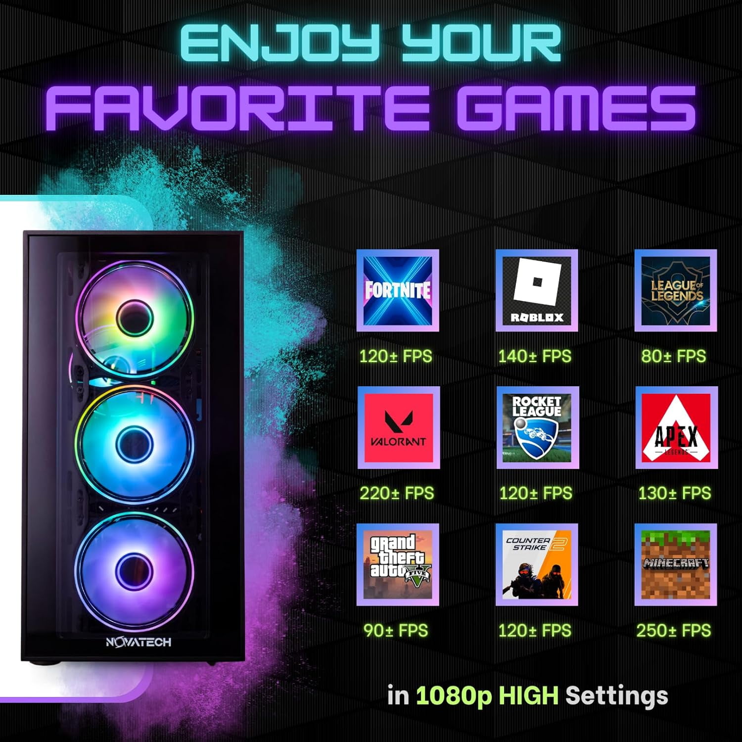 Phantom 2.0 - Prebuilt Gaming PC Desktop Computer - RX580 Phantom 2.0 - Prebuilt Gaming PC Desktop Computer - RX580