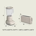 thumbnail image 2 of BELLA 10 speed Flip & Store Countertop Blender + 2 Slice Slim toaster, Fits-anywhere&trade; Kitchenware, Smart Toaster w 6 Shades Control & Smoothie, 2 of 8