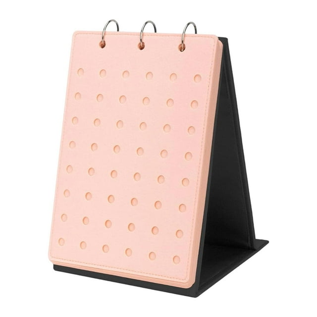 Esquirla Shoe Charms Organizer Accessories Creative Portable Shoe Charm Display Pages Pink