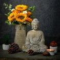 thumbnail image 4 of Buddha Statue Crafts Collectibles for TV Cabinet Office Desktop Tea House, 4 of 8