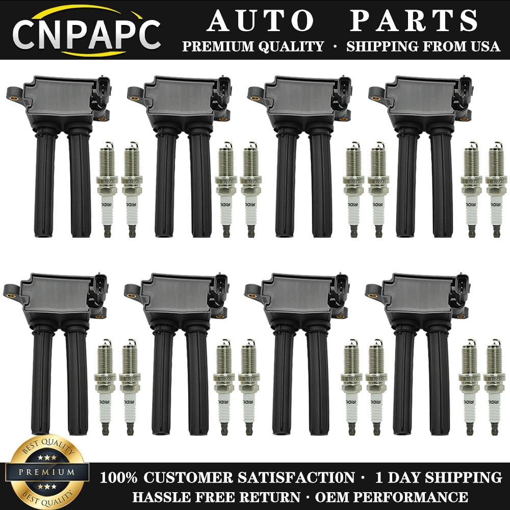 Ignition Coils Pack Set of 8 for 5.7 V8 HEMI Compatible with Dodge Ram 1500 2500 3500 Charger Durango Chrysler 300 Jeep Grand Cherokee 2009 2010 2011 2012 2013 2014 2015 Coil Packs Replaces# UF504
