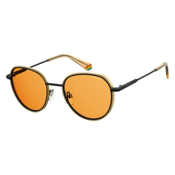 Polaroid 6114/S Full Rim Tea Cup Yellow Sunglasses