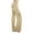 Beige, variant on VKOYWKM Womens Cargo Pants with Flap Pockets Wide Leg Yoga Pants Solid Color Drawstring Waist Baggy Yoga Leggings Stretchy Workout Pants Plus Size Size XXXL Green