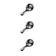 thumbnail image 5 of Toystoory Cuchara de cabeza redonda antioxidante mango corto liso azúcar sal pudín helado sopa cucharadita cuchara vajilla negro Type1 NO1, 5 of 6