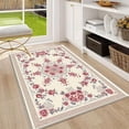 thumbnail image 6 of 3'x5' office floor mat for carpet carpet for kitchen boho area rug plush area rug rustic area rug, 6 of 10