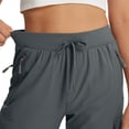 thumbnail image 4 of MASKERT Women's Jogger Pants - Lightweight Quick-Dry Work Pants with 5-Pocket Design Suitable for Various Outdoor and Daily Activities Dary Gray 2XL, 4 of 8