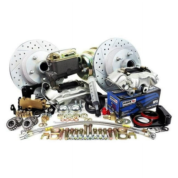 Master Power Brakes DB15093PHP Legend Series Front Disc Brake Kit for 1966-1969 Ford Fairlane, Torino & Ranchero