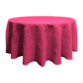 thumbnail image 1 of LA Linen TCBurlap132R-Fuschia Dyed Natural Burlap Tablecloth, Fuchsia - 132 in. Round, 1 of 1