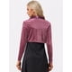 thumbnail image 3 of Bolero Elegante de Terciopelo para Mujer Bolero Crop Cardigan para Cóctel Chaqueta Corta Violeta XL, 3 of 6