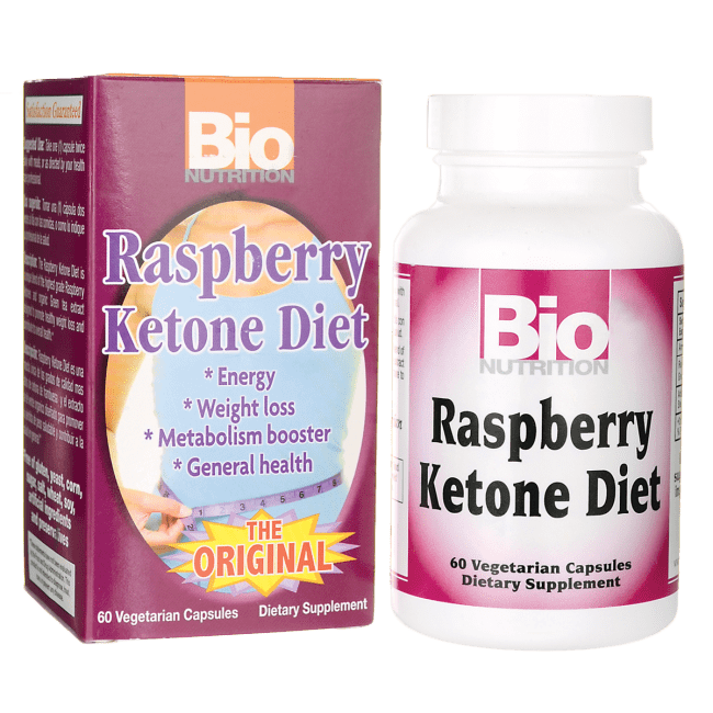 Bio Nutrition - Raspberry Ketone Diet - 60 Vegetarian Capsules