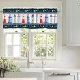 thumbnail image 2 of Cafe Curtains Lighthouse Valance Handmade Cabinet Door Curtain Rod Pocket Semi-Sheer Bathroom Short Curtains Bedroom Decor (1 Panel), 2 of 5