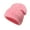Pink, variant on Dad Hat Baseball Cap for Women Embroidered Ponytail Casual Look 2021 Outdoor Winter Adult Neutral Keep Warm Hats Candy Color Knitted Woolen Hat