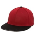 thumbnail image 4 of OC Sports TGS1930X Proflex Bamboo Charcoal Flat Visor Cap - Red Black, 4 of 8