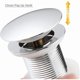 thumbnail image 2 of Pop Up Sink Plug Without Overflow Universal Copper Chrome Sink Drain Plug For Kitchens, Bath, Washbasin, Sink, 2 of 4