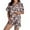 A-Khaki174, variant on Yuanlong Womens Pajama Set 2-Piece Short Sleeve Button Shirt & Shorts Leopard Bow Pattern Sleepwear Lady Fashion Sweet Home Nightwear