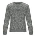 thumbnail image 5 of GuangCheng Cable Knit Sweaters for Men Long Sleeve Crew Neck Loose Pullover Warm Butom Sweatshirts for Fall Winter, 5 of 5