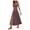Red, variant on THDHVS Women's Casual Dresses,Fashion Womens Sundress Summer Floral Camisole Sleeveless Wrap V Neck A Line Midi Dress Red M