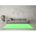 thumbnail image 3 of Ahgly Company Indoor Rectangle Solid Emerald Green Modern Area Rugs, 3' x 5', 3 of 4
