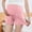 Pink, variant on pstuiky Pregnancy Shorts Thin Solid Color High Waist Adjustable Underwear Shorts Lace Trim Solid Color Pregnancy Underwear for Everyday Wear Maternity Clothes Summer