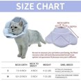 thumbnail image 2 of Soft Cat Recovery Collar, Adjustable Dog Cat Cone, Dog Post Surgery Protection Cone Collar, For Cats And Puppies (1 Piece,blue), 2 of 4