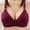 Wine, variant on TAGOLD Womens Plus Size Bra,Summer Casual Bras for Womens, Thin Without Steel Ring, Breasted Lace, Traditional Embroidered Bra