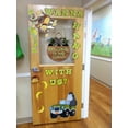 thumbnail image 5 of Eveokoki 11" Door Welcome To Our Classs Wooden Hanging Interior and Exterior Round Shape Decoration，Wall Porch Rustic Door Sign - Farmhouse Front Porch Decorch, 5 of 5