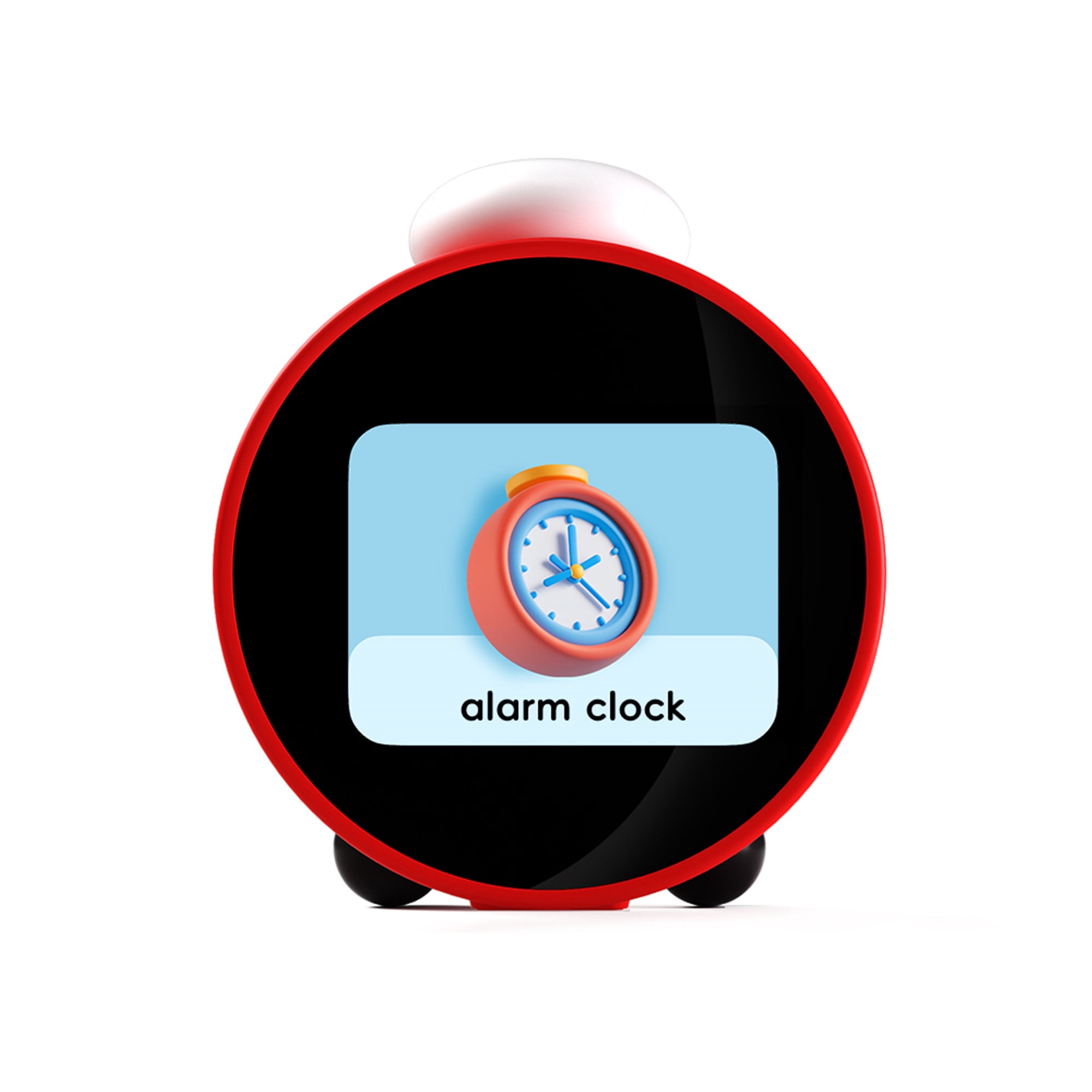 E EYAFA AI Smart Alarm Clock for Kids PK Nintendo Sound Clock Alarmo-Red