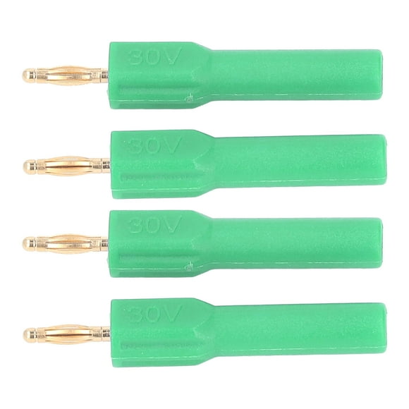 10Pcs Brass Banana Plugs Connector Gold Plated 30V, for Various Electronic Instruments