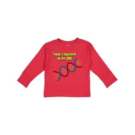 

Inktastic Awesome DNA Gift Toddler Boy or Toddler Girl Long Sleeve T-Shirt