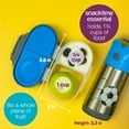 thumbnail image 2 of b.box Snack Box for Kids & Toddlers: 2 Compartment Snack Containers Mini Bento Box Lunch Box. Leak Proof BPA free Dishwasher safe. School Supplies. Ages 4 months+ (Strawberry Shake 12oz capacity), 2 of 5