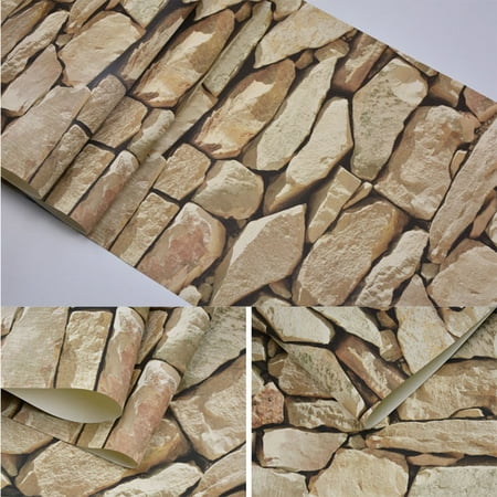 10M*53CM Retro 3D Effect Brick Wallpaper Roll For The Wall Stone Live Room Wall Paper Cafe Bar Restaurant Clothing Shop Decor (Best Live Wallpaper App Iphone)