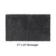 thumbnail image 5 of Better Trends 5 Piece Bathroom Rug Set 100% Polyester Bath Rug, Water Absorbent Non-Slip Bath Mat Machine Washable Micro Plush Collection - Charcoal, 5 of 9