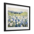 thumbnail image 2 of Stupell Industries Traditional Blue & White Daisies Black Framed Print Under Glass, 23 x 17, by Petals Prints Design, 2 of 8