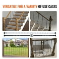thumbnail image 6 of VEVOR Staircase Metal Balusters, 44'' x 1/2" Galvanized Steel Decorative Banister Spindles, 10 Pack Deck Baluster with Hollow Single Baskets, Twists, Spiral Stair Railing w/ Shoes & Screws, 6 of 9