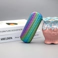 thumbnail image 4 of Fashion Color Gradient Woven Glasses Case Optical Leather Storage Mirror In Metal Iron Box Eyewear Protector Glasses Holder, 4 of 4