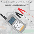 thumbnail image 3 of Milliohm Meter, YR2050 4-Wires Milliohm Meter Wireline Current Detecting Low Resistance Micro-Resistance Meter Tester, 3 of 5