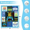 thumbnail image 6 of 16 Year Old Boy Birthday Gift Ideas, 16th Birthday Gifts for Boys, Unique Sweet 16 Gifts, for a 16 Year Old Boy, Happy 16th Birthday Decorations for Boys Blanket, 6 of 7
