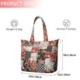 thumbnail image 4 of Pioneer Flower Floral Print Pattern Travel Tote Bags for Women Carry On,Large Weekender Bags for Women Travel,Multi Functional Duffle Bag for Work,Shopping,Sports, 4 of 5