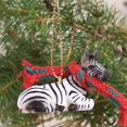 thumbnail image 2 of Zebra Christmas Ornament - Z281, 2 of 2