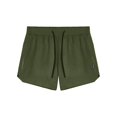 thumbnail image 1 of Pantalones cortos holgados con múltiples bolsillos y cordón de color sólido, cómodos y transpirables para ciclismo y carrera, 1 of 5