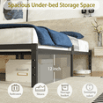 thumbnail image 5 of AURORAL ZONE 14 inch Queen Size Metal Bed Frame Platform, No Box Spring Needed, Easy Assembly, Noise Free, 5 of 9
