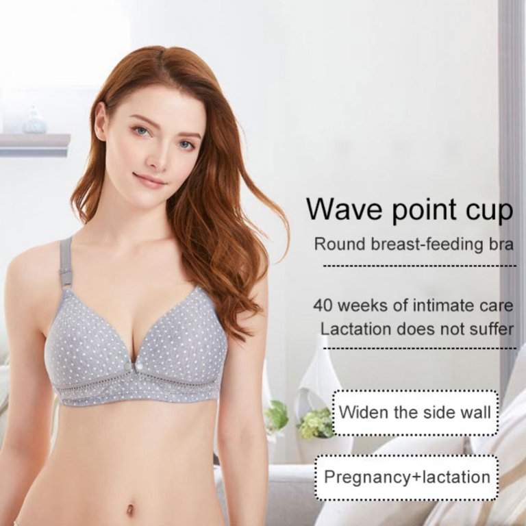 Wave Fashion Women's Maternity Button Front Nursing Bra Comfy Wireless  Breastfeeding Bras Women Maternity/Nursing Lightly Padded Bra - Buy Wave  Fashion Women's Maternity Button Front Nursing Bra Comfy Wireless  Breastfeeding Bras Women